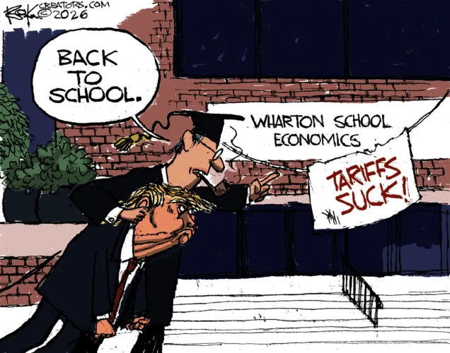 Cartoon commentary